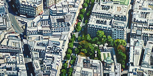 Ralph Fleck, "Stadtbild 25/VI (Paris)"