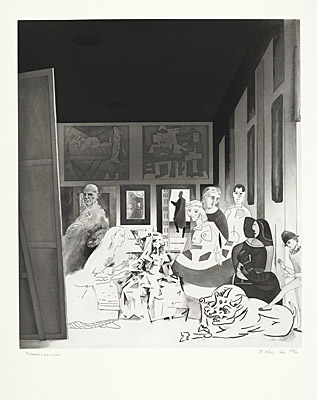 Richard Hamilton, "Picasso's meninas", Lullin 91