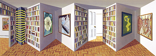 Patrick Hughes, "Art apartment"
