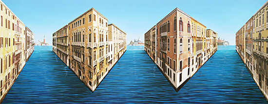 Patrick Hughes, "Venetian"