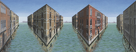Patrick Hughes, "Venezia"