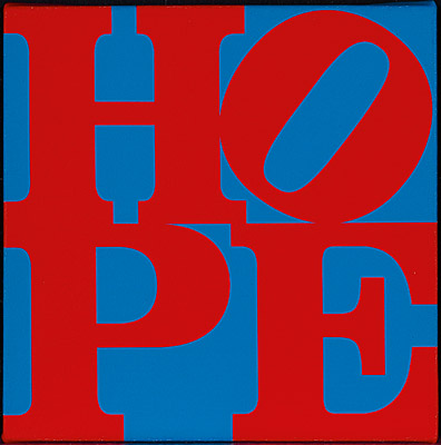 Robert Indiana, "HOPE"
