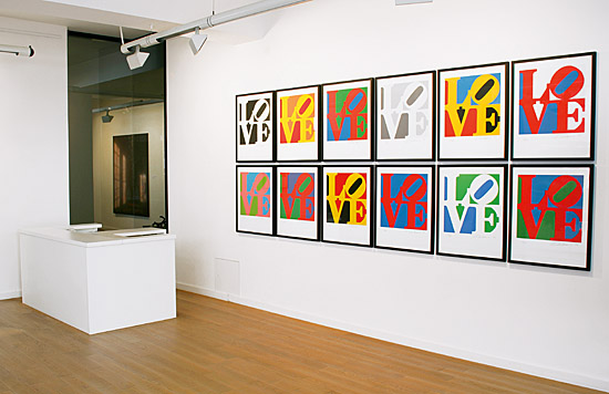 Robert Indiana, "The Book of Love" 1996, Galerie Boisseree