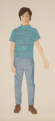 Alex Katz, "The Striped Shirt", Albertina 126