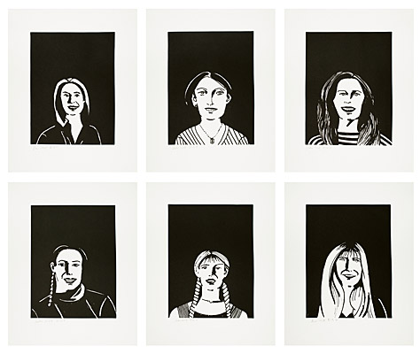 Alex Katz, "You Smile and the Angels Sing", Albertina 615–625