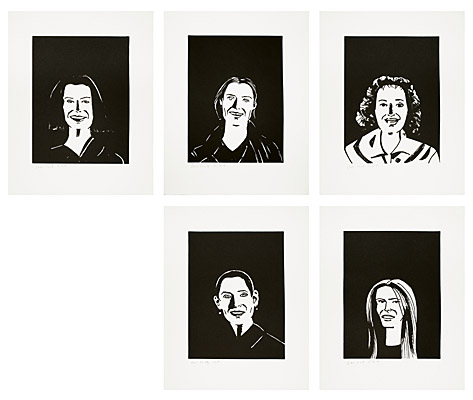 Alex Katz, "You Smile and the Angels Sing", Albertina 615–625