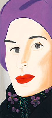 Alex Katz, "Purple Hat (Ada)"