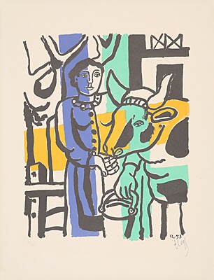 Fernand Léger, "La vachère", Saphire 133