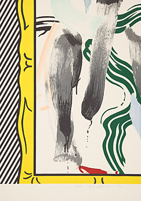 Roy Lichtenstein, "Against Apartheid", Corlett 200