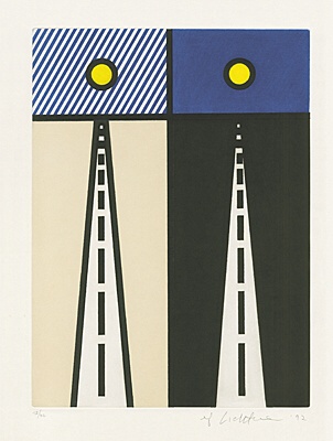 Roy Lichtenstein, "Illustration for "Auto Poésie: en Cavale de Bloomington",Corlett 268