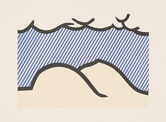 Roy Lichtenstein, "Illustration for “De Denver au Montana, Départ 27 Mai 1972“ (I)",Corlett 275