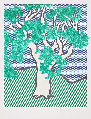 Roy Lichtenstein, "Rain Forest" (Regenwald), Corlett 278