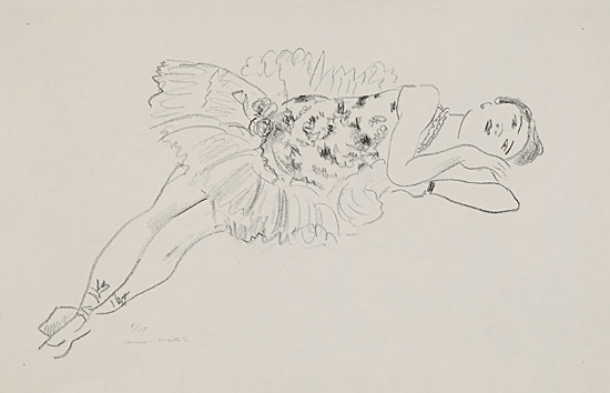 Henri Matisse, "Danseuse" aus "Dix danseuses", Duthuit 488, pl. 97 o. 90