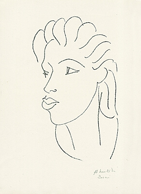 Henri Matisse, "Chinoise aux cheveux striés", Duthuit 624, pl. 294
