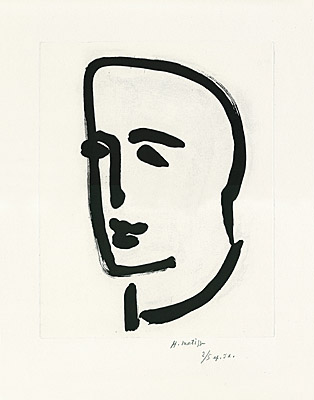 Henri Matisse, "Jeune étudiant de profil", Duthuit 823, pl. 373