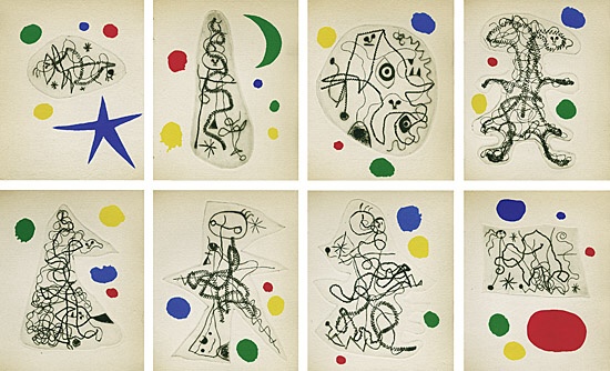 Joan, Max Ernst, Yves Tanguy Miró, "L'Antitête", Spies/Leppin, Wittrock, Cramer 27 F (von G), 17 a-G, 20