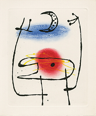Joan Miró, "La bague d'aurore" (René Crevel), Cramer, Dupin 44, 122-125, 127, 128