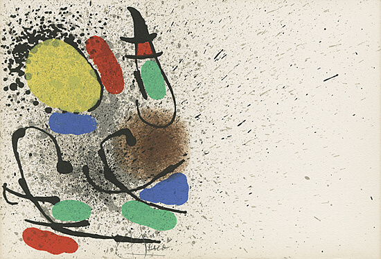 Joan Miró, "Errantes graminées" (Pierre Torreilles), Cramer, Mourlot 142, 741