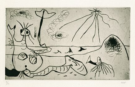 Joan Miró, "La Baigneuse",Dupin 23