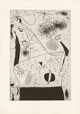 Joan Miró, "La géante", Dupin 0027