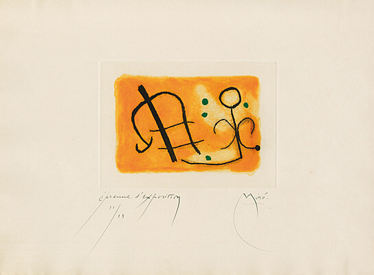 Joan Miró, aus "Fusées", Dupin, Cramer 261, 54