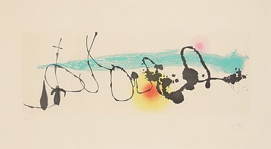 Joan Miró, "Soleil Noyé I", Dupin 348