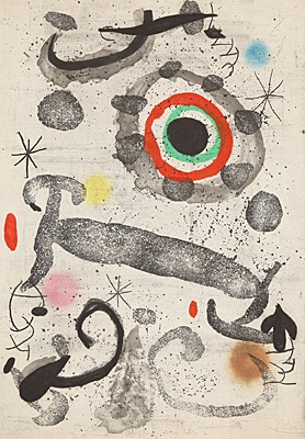 Joan Miró, "L'astre du marécage", Dupin 426