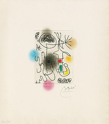 Joan Miró, aus "Midi le trèfle blanc" (Léna Leclercq), Dupin, Cramer 455, 119