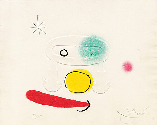 Joan Miró, "Le bijou", Dupin 491