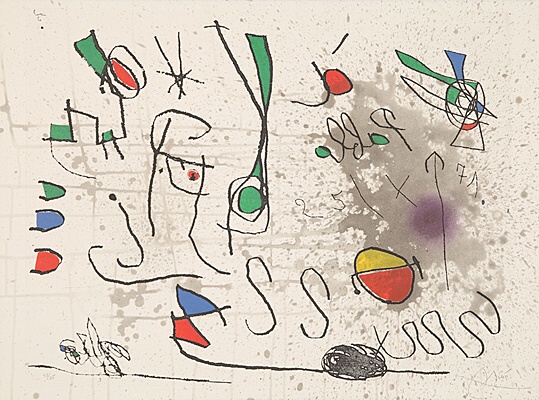 Joan Miró, "Hommage à Picasso", Dupin, Cramer 0565, 172