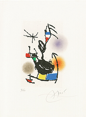 Joan Miró, ohne Titel, Dupin, Cramer 0937, 214