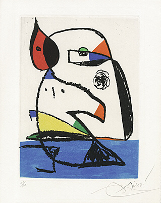 Joan Miró, aus "Joan Miró. Catalan notebooks", Dupin, Cramer 977, 231
