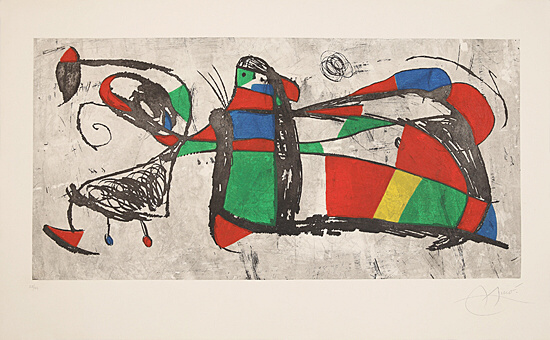 Joan Miró, "Tres Joan", Dupin, Cramer 1034, 244