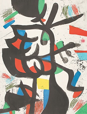 Joan Miró, "La marchande de couleurs", Dupin 1131