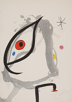 Joan Miró, ohne Titel, Dupin, Cramer 1183, 257