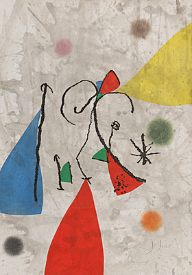 Joan Miró, ohne Titel, Dupin, Cramer 1190, 257
