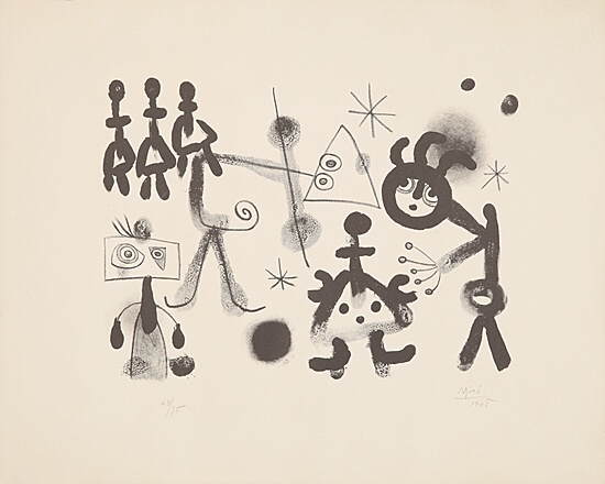 Joan Miró, Blatt 11 aus "Album 13", Mourlot, Cramer 83, 18