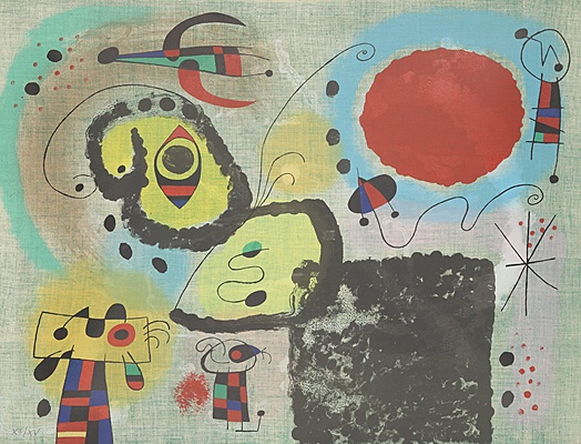 Joan Miró, ohne Titel, Mourlot 122