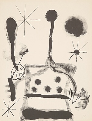 Joan Miró, Blatt 18 aus "Album 19", Mourlot, Cramer 261, 70