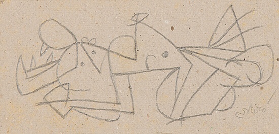Joan Miró, "Chien",Expertise von ADOM liegt vor