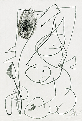 Joan Miró, "Homme et femme", Expertise von ADOM liegt vor