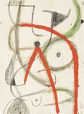 Joan Miró, "Personnage",Expertise von Successió Miró liegt vor