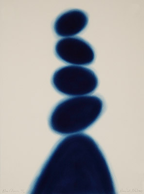 David Nash, "Blue Collumn"