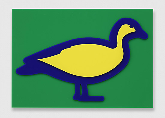 Julian Opie, "Australian wood duck." (Australische Waldente)