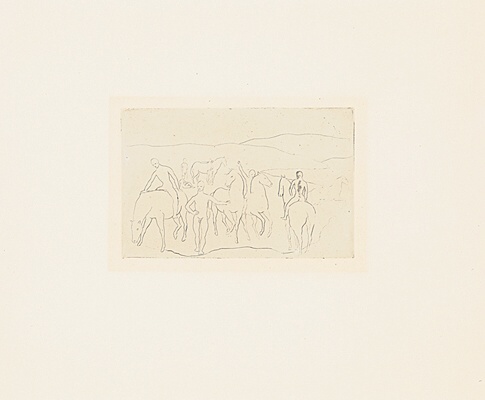 Pablo Picasso, "L'abreuvoir" (Die Wasserstelle), Bloch, Baer 8, 10 b.2