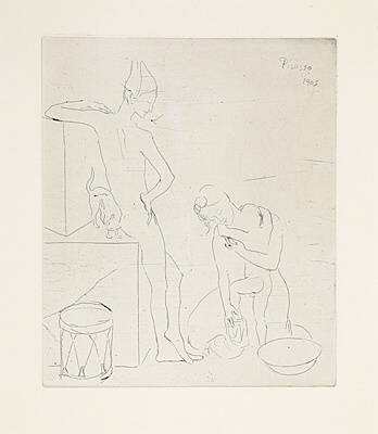 Pablo Picasso, "Le bain" (Das Bad), Bloch, Baer 12, 14 b.2