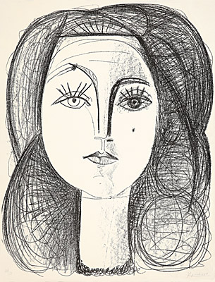 Pablo Picasso, "Françoise", Bloch 401, Mourlot 45