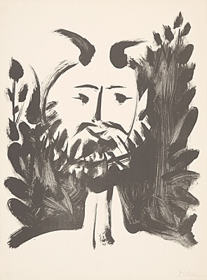 Pablo Picasso, "Faune souriant", Bloch, Mourlot 519, 112
