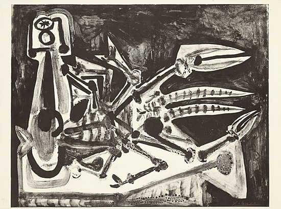 Pablo Picasso, "Le homard", Bloch 584, Mourlot 143