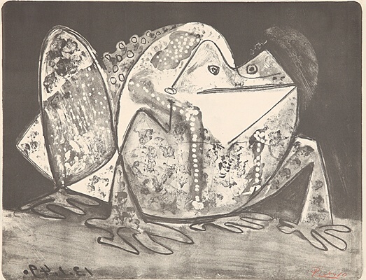 Pablo Picasso, "Le crapaud", Bloch, Mourlot 585, 144